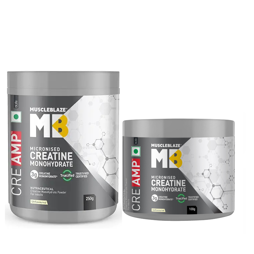 Muscleblaze Creamp 250g & Muscleblaze Creamp 100g (Unflavoured)